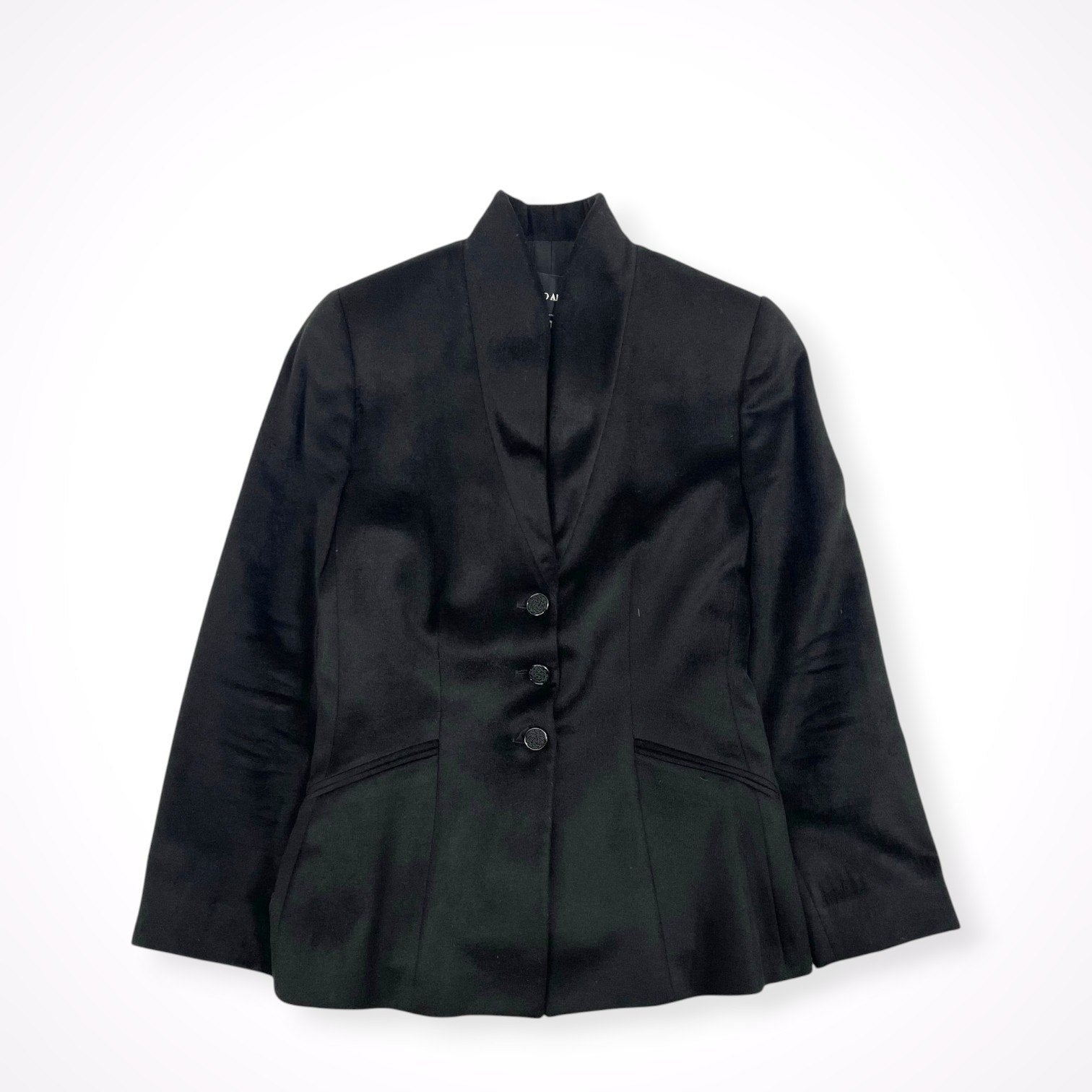 GIORGIO ARMANI / アーカイブ ウール×シルクノーカラージャケット