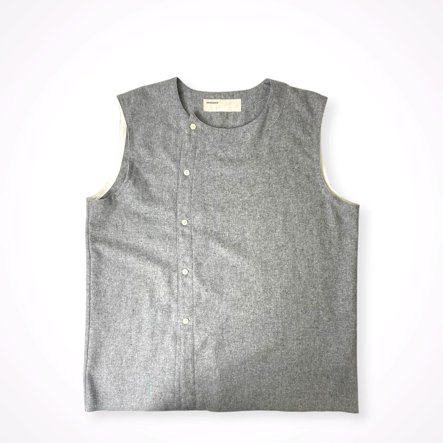 NAISSANCE / アシンメトリーベスト 参考定価：30,000程度 SIZE:M