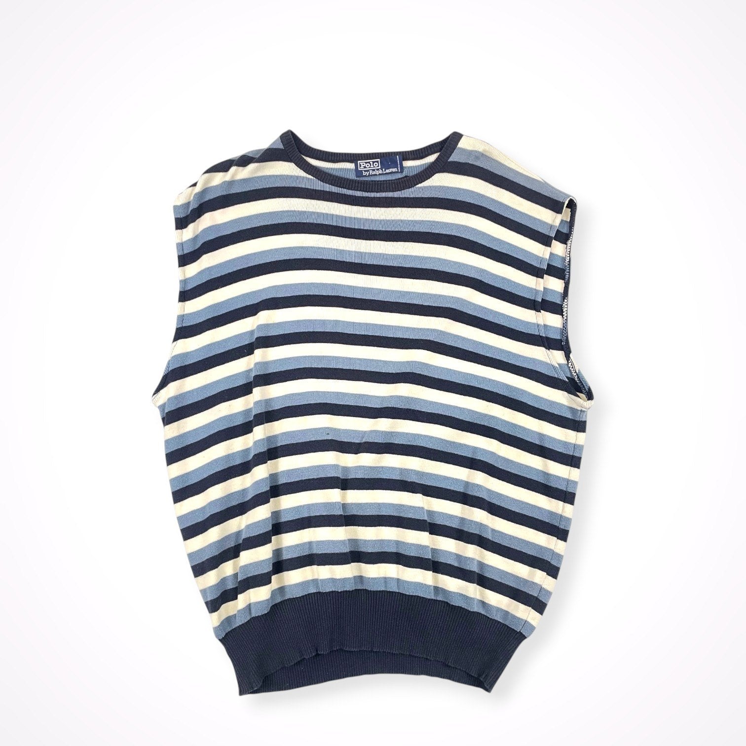 Polo by ralph lauren / ヴィンテージ ビッグニットベスト SIZE：XL