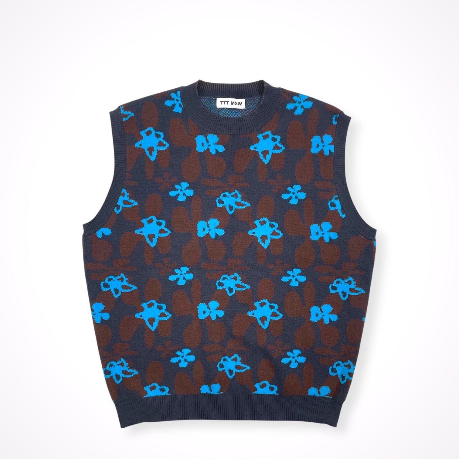 TTT MSW フラワー柄 ニットベスト TTT MSW / Flower Camo Knit Vest SIZE:L – BAUM store ONLINESTORE