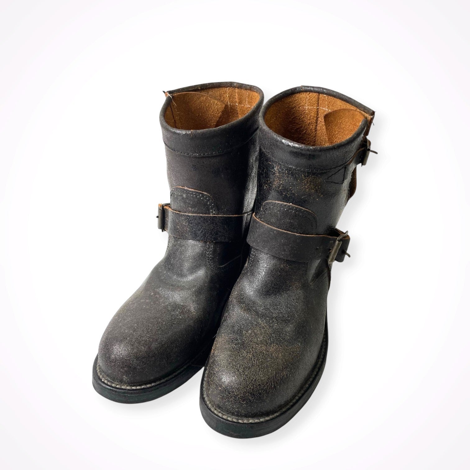 JUNYA WATANABE レザーブーツ COMME des GARCONS JUNYA WATANABE COMME des GARCONS / クラック加工レザーエンジニア