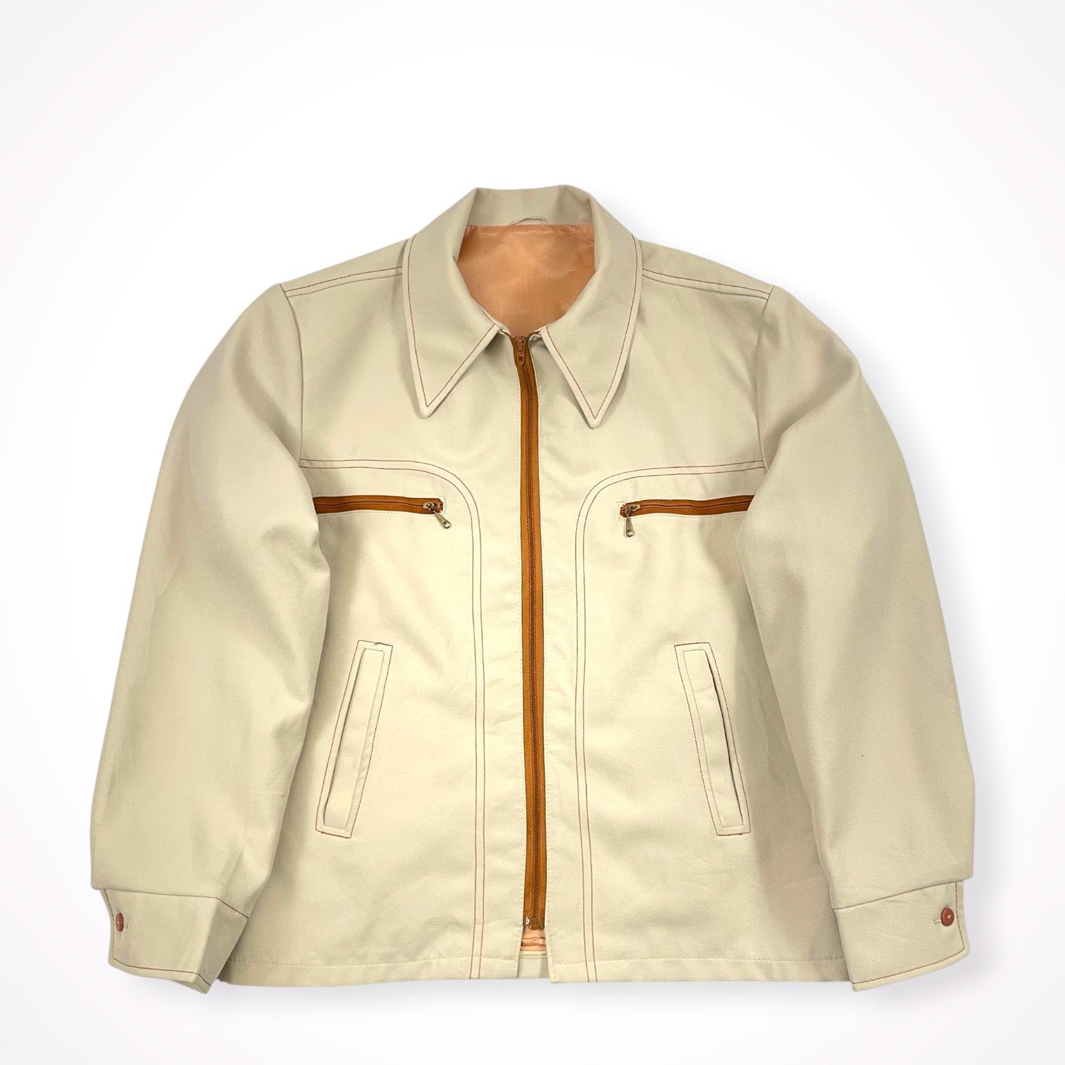 VINTAGE / 70s ウエスタンツイルジャケット 涙TALON SIZE:L程度 – BAUM VINTAGE / 70s ウエスタンツイルジャケット 涙TALON SIZE:L程度 – BAUM