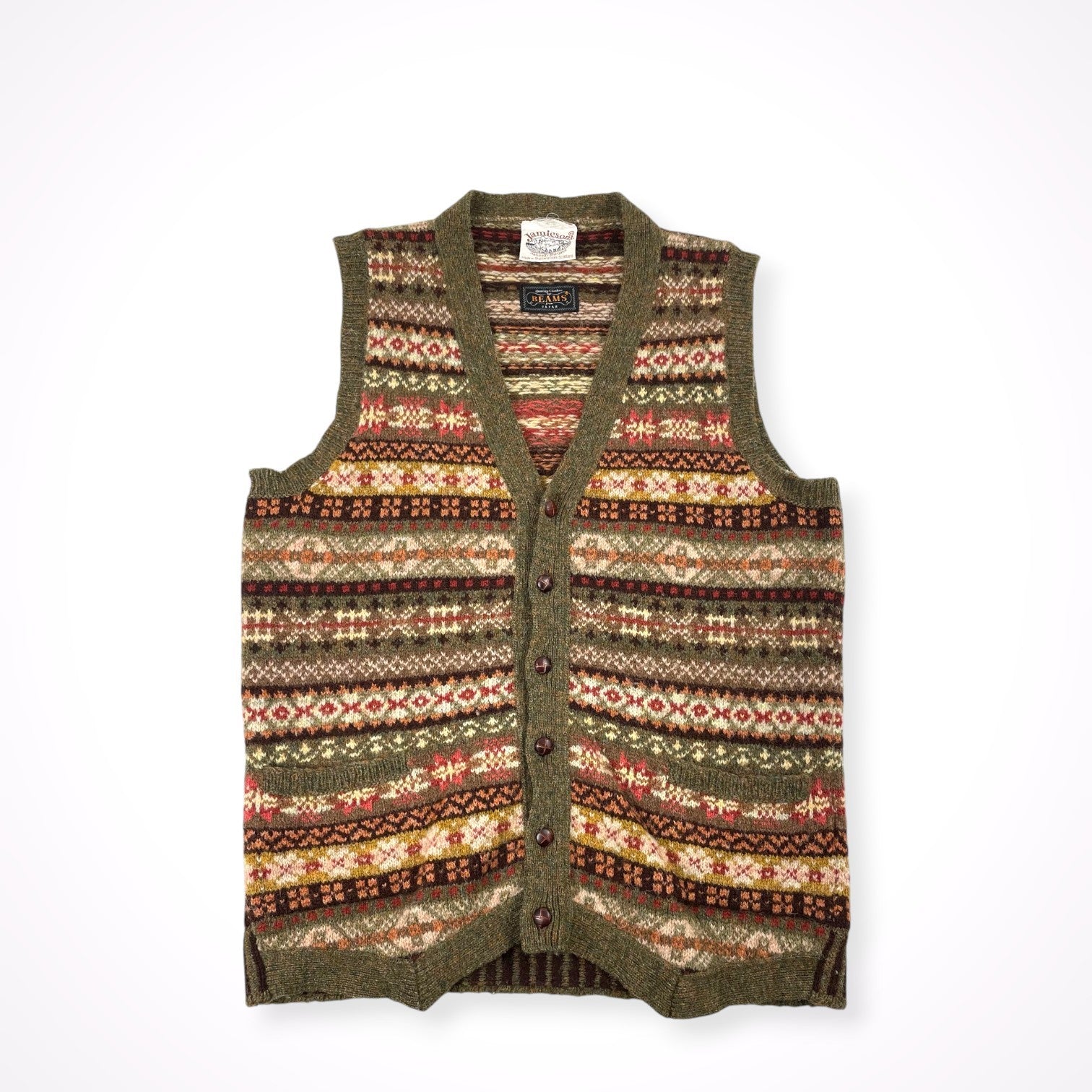 Jamieson's × BEAMS PLUS / フェアアイルニットベスト SIZE:XL – BAUM