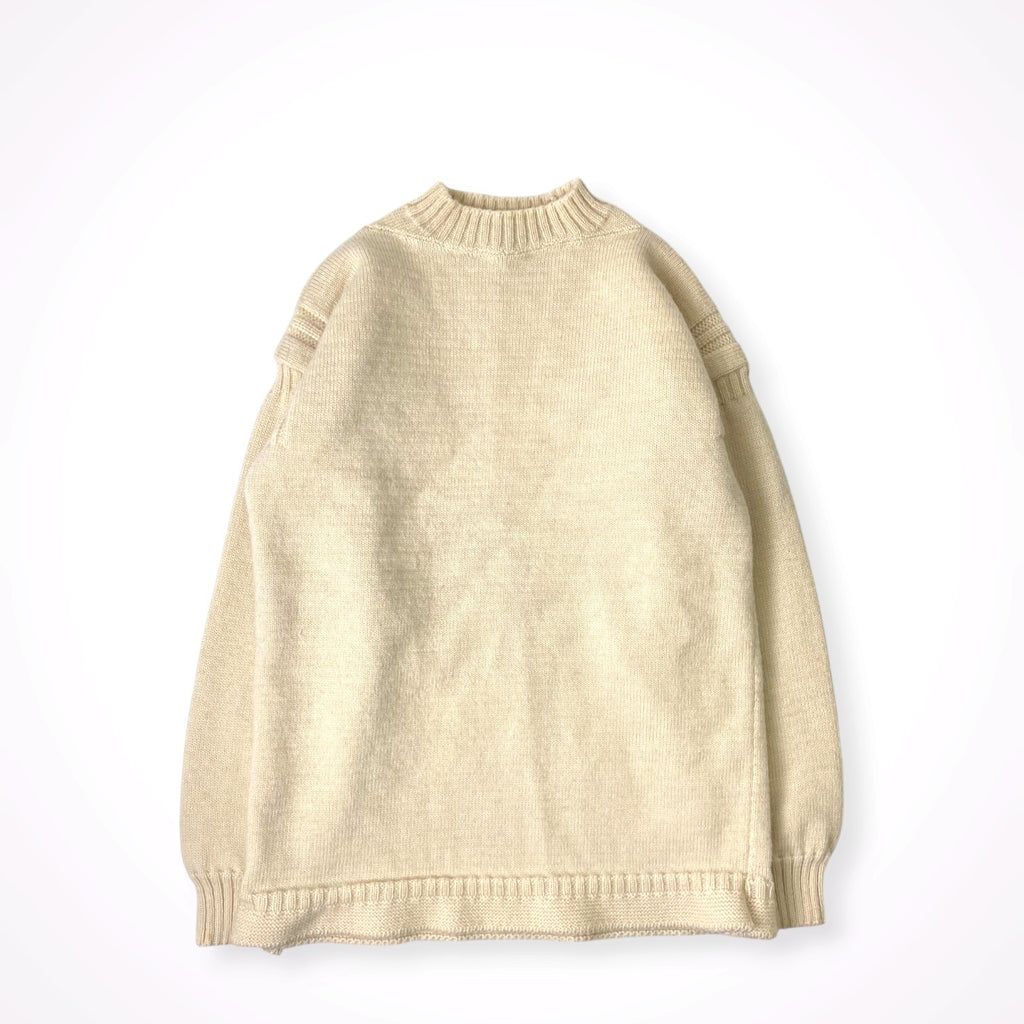 VINTAGE / 〈SUMMIT SPORTS〉 7-80s 英国製ガンジーニット SIZE:38