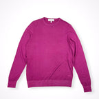 Salvatore Ferragamo サルバトーレ フェラガモ / ウールシルクニット パープル 参考定価：100,000程度 SIZE：L