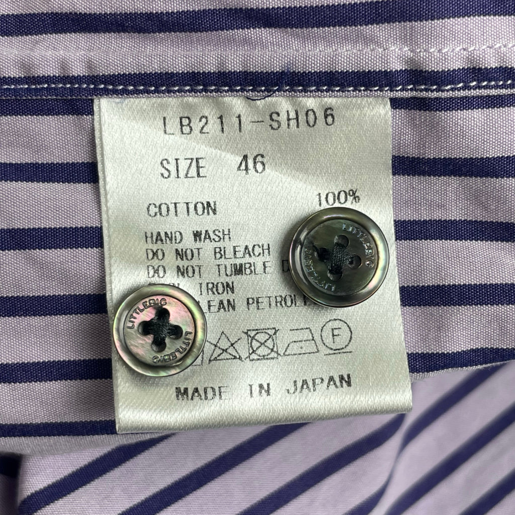 LITTLEBIG リトルビッグ / Stripe Dress SH ストライプシャツ 参考定価：29,000+tax SIZE:46