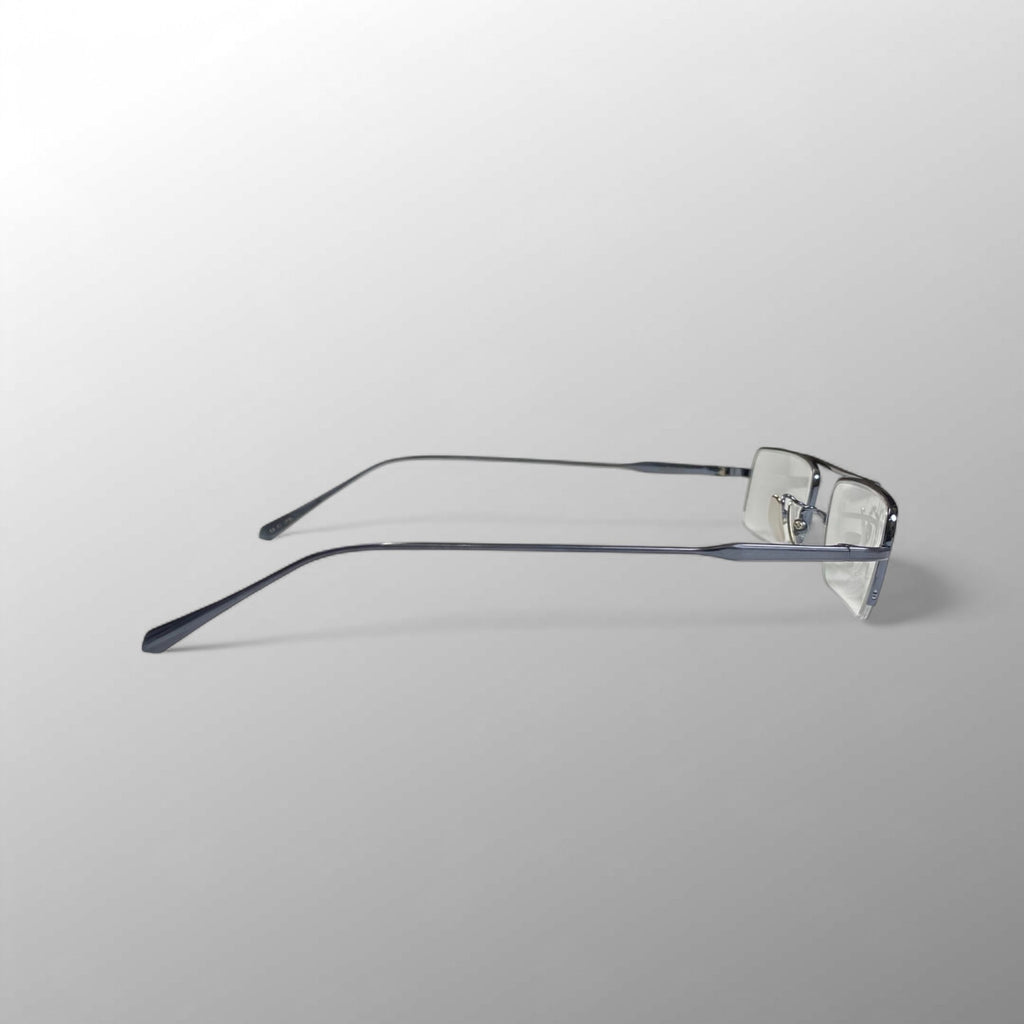 金子眼鏡 【METALシリーズ】 / ハイブリッジ ミニマル 伊達メガネ 度なしクリアレンズ入 参考定価：40,000+tax