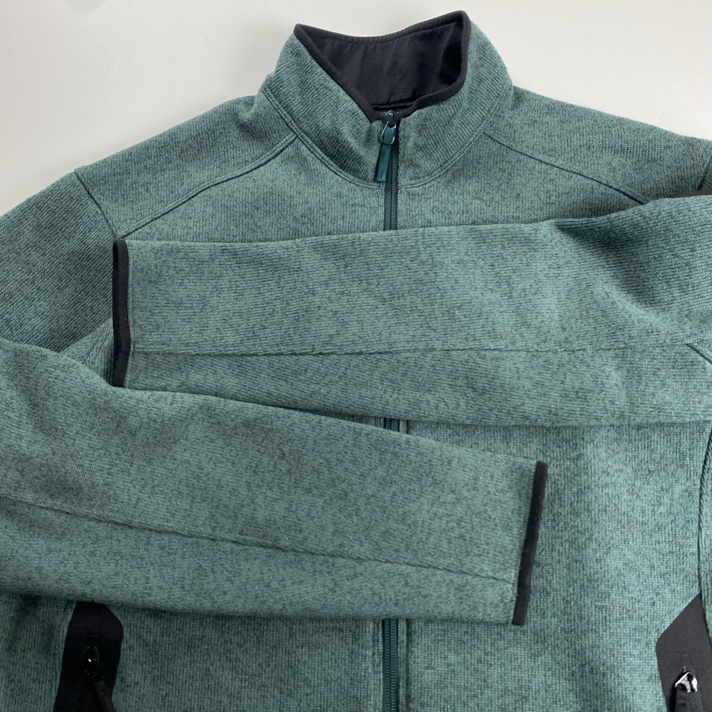 【ユニセックス】 ARC'TERYX アークテリクス / COVERT CARDIGAN コバート カーディガン 金刺繍 ニット ジャケット SIZE:XL