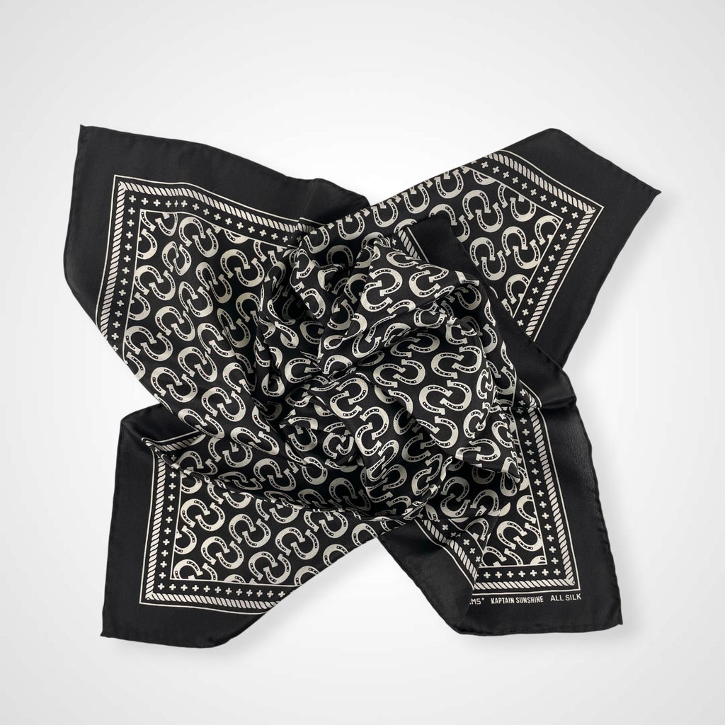 KAPTAIN SUNSHINE × BEAMS PLUS キャプテンサンシャイン ビームスプラス / Cowboy Silk Scarf タグ付 参考定価：18,000+tax