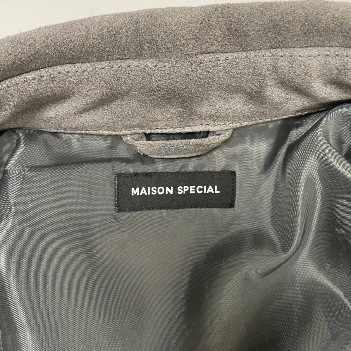MAISON SPECIAL / Real Suede Oversized Shirt 未使用品 参考定価：36,000+tax SIZE:FREE