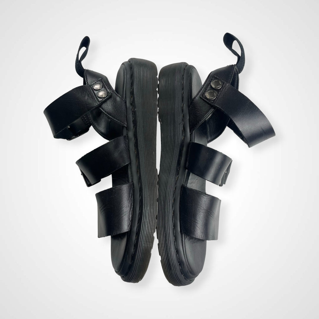 Dr.Martens ドクターマーチン / GRYPHON レザーサンダル オールブラック 参考定価：21,000+tax SIZE:UK4(23cm)