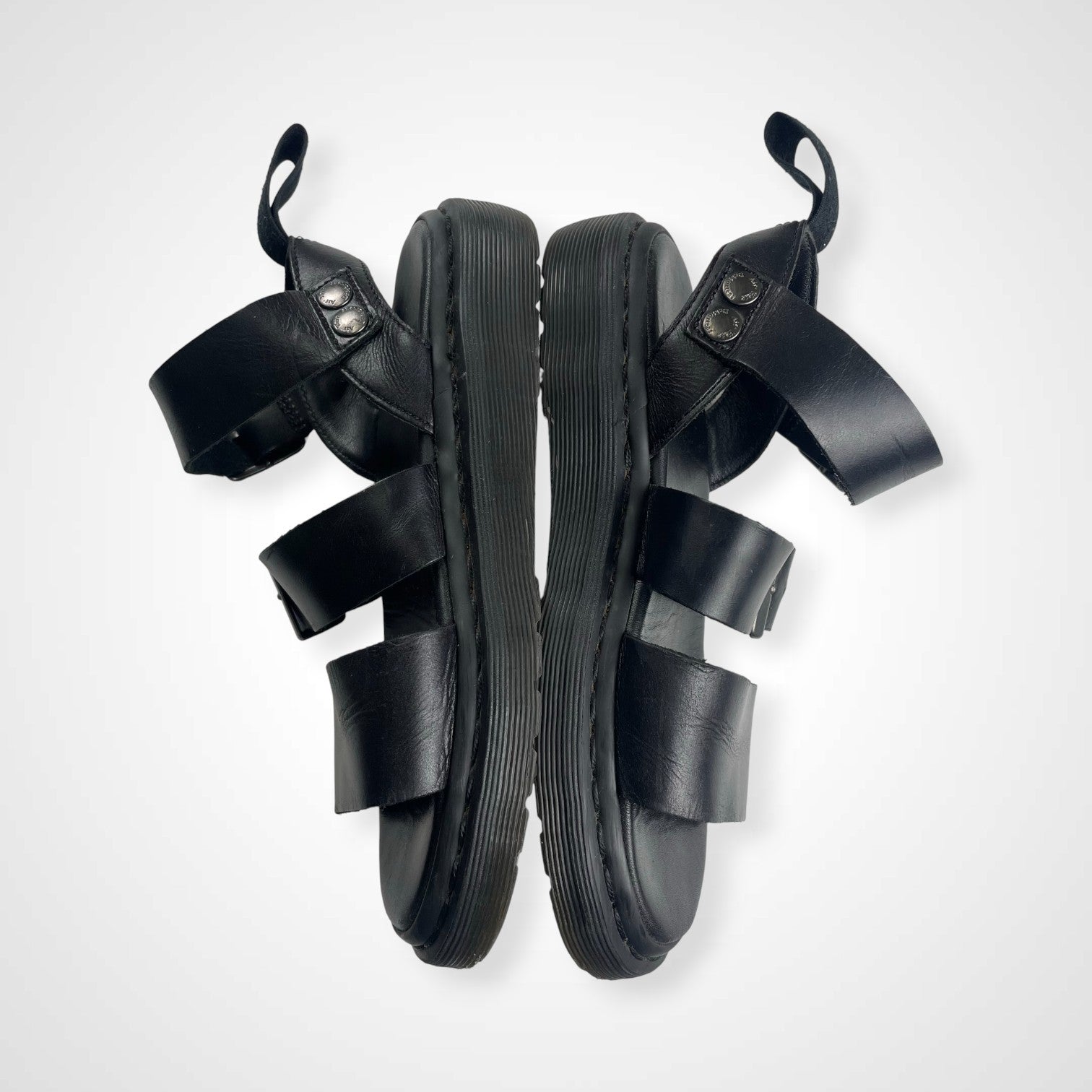 Dr.Martens ドクターマーチン / GRYPHON レザーサンダル オールブラック 参考定価：21,000+tax SIZE:UK4(23cm)