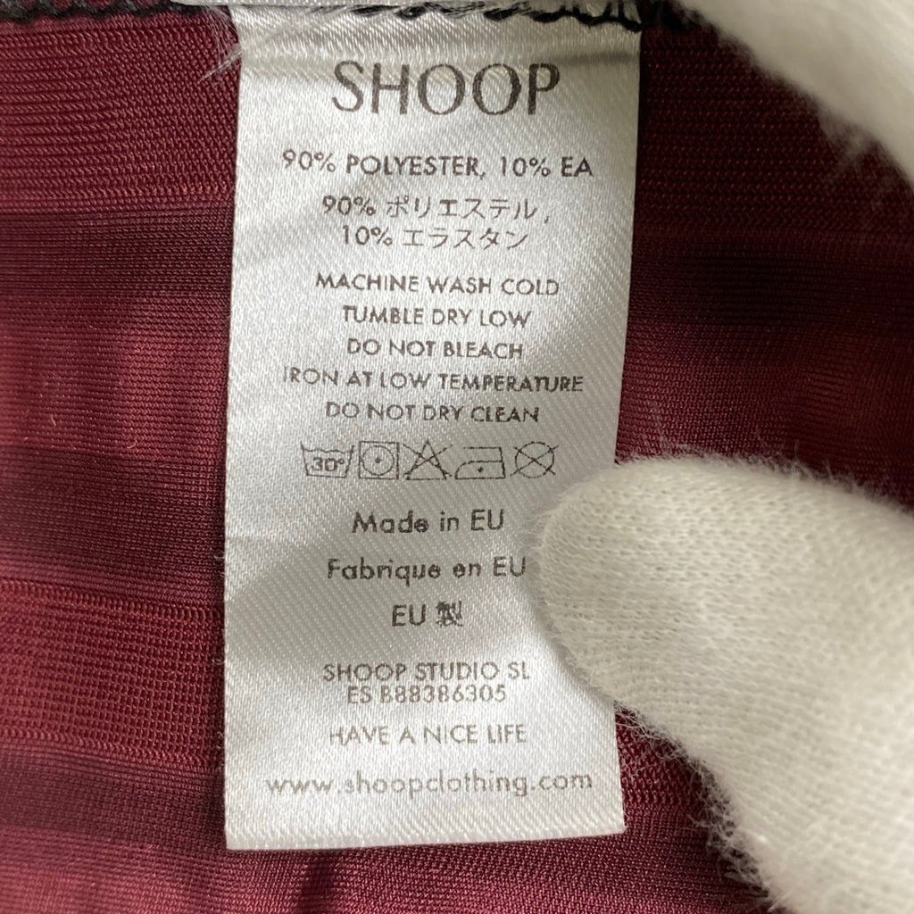 SHOOP シュープ / タートルネックカットソー ベロア SIZE:M