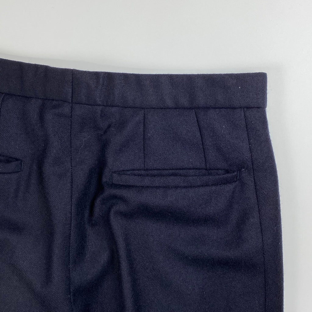 【04AW wave期】 RAF SIMONS ラフシモンズ / エンブロイダリー ミニマル スラックス ネイビー SIZE:46