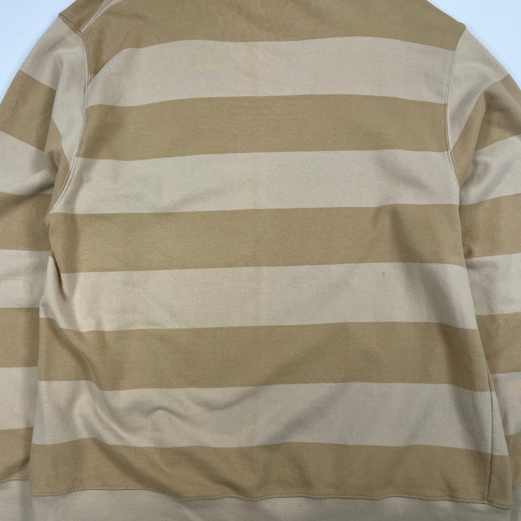 stussy ステューシー / 90s ボーダースウェット 袖ワッペン 紺タグ SIZE:XL