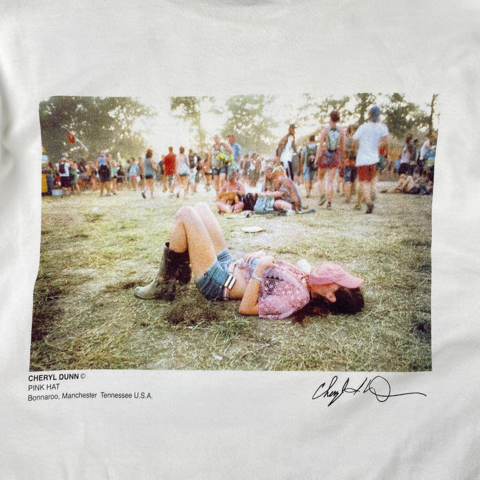 JANE SMITH ジェーンスミス × CHERYL DUNN シェリル・ダン / CHERYL DUNN フォト TEE 長袖 スリーブプリント SIZE：M