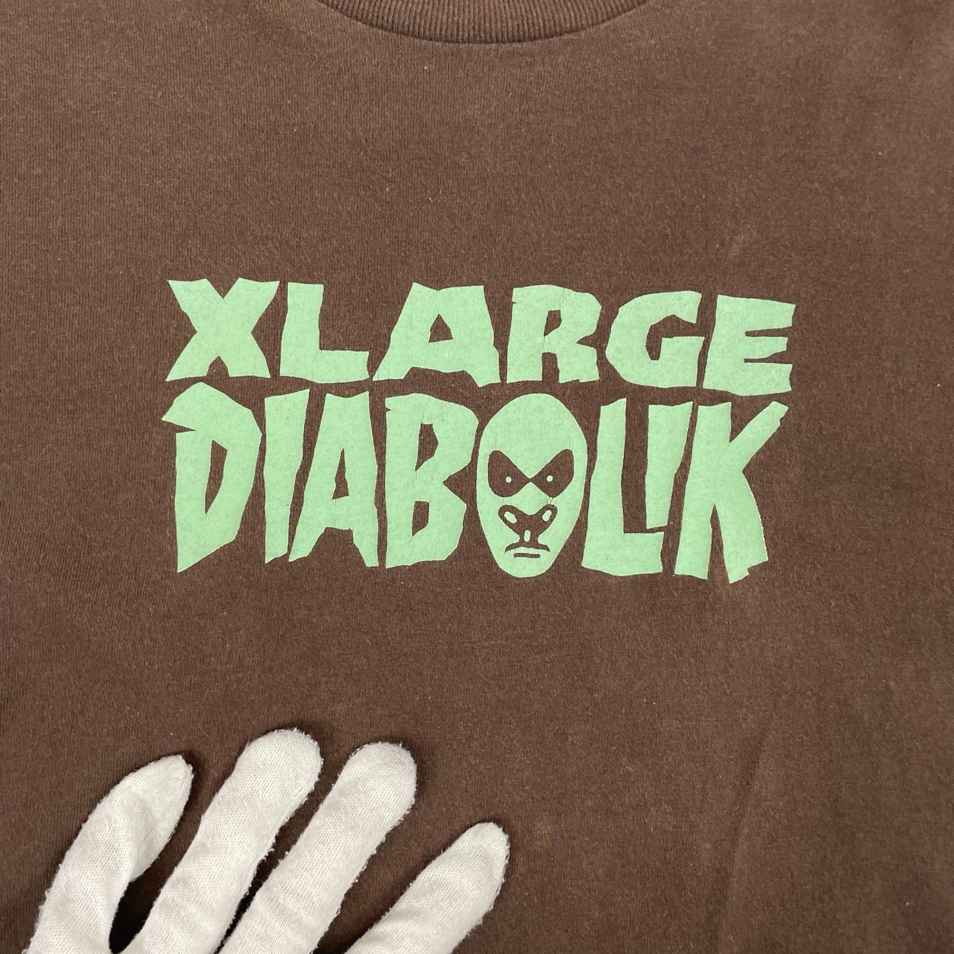 XLARGE × diabolik / 00sコラボTEE Y2K オールド SIZE:M