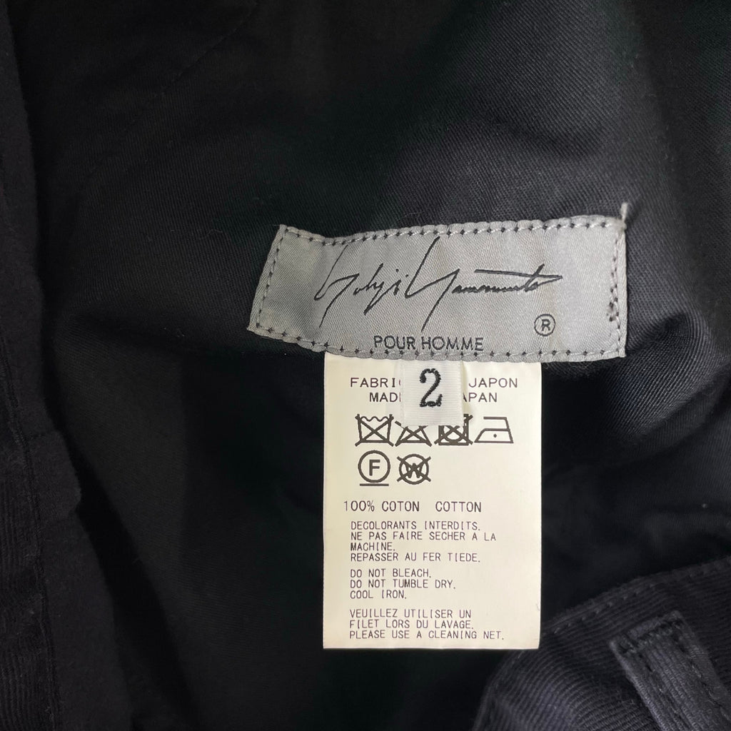 yohji yamamoto pour homme / 22AW DECK JACKET CORD SIDE STRIPE PANT SIZE:2