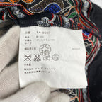 tricot COMME des GARCONS トリコ コムデギャルソン / フラワープリント×刺繍カットソー ブラウス AD2007 SIZE:S-M程度