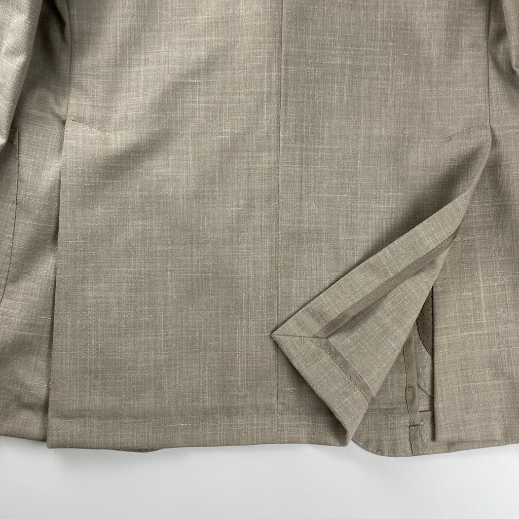 【美品】 TAGLIATORE タリアトーレ / dakar ダカール シルクMIX セットアップ スーツ ウール×シルク×リネン 参考定価：120,000+tax  SIZE:42（S程度）