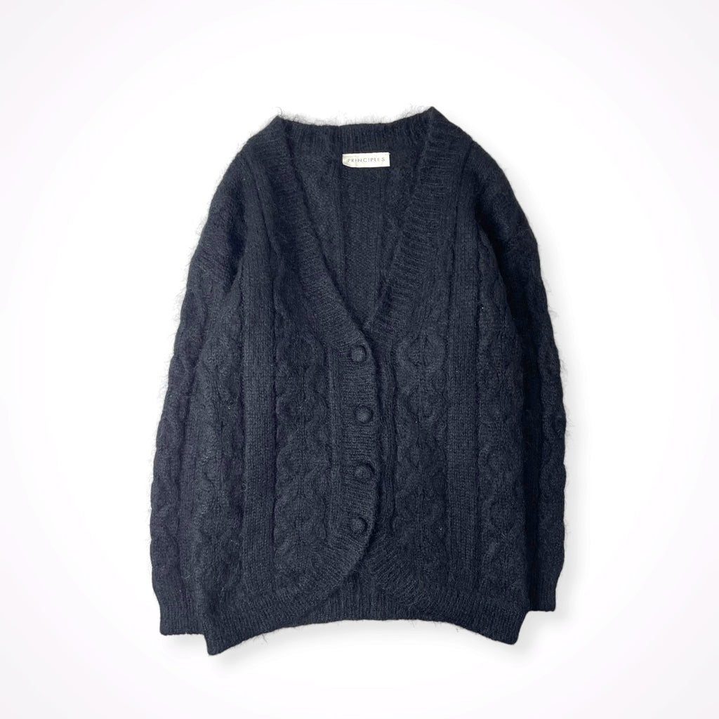 EURO VINTAGE / ユーロモヘヤニットカーディガン SIZE:M-L程度