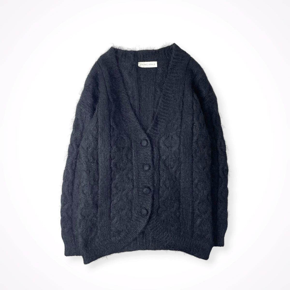 EURO VINTAGE / ユーロモヘヤニットカーディガン SIZE:M-L程度