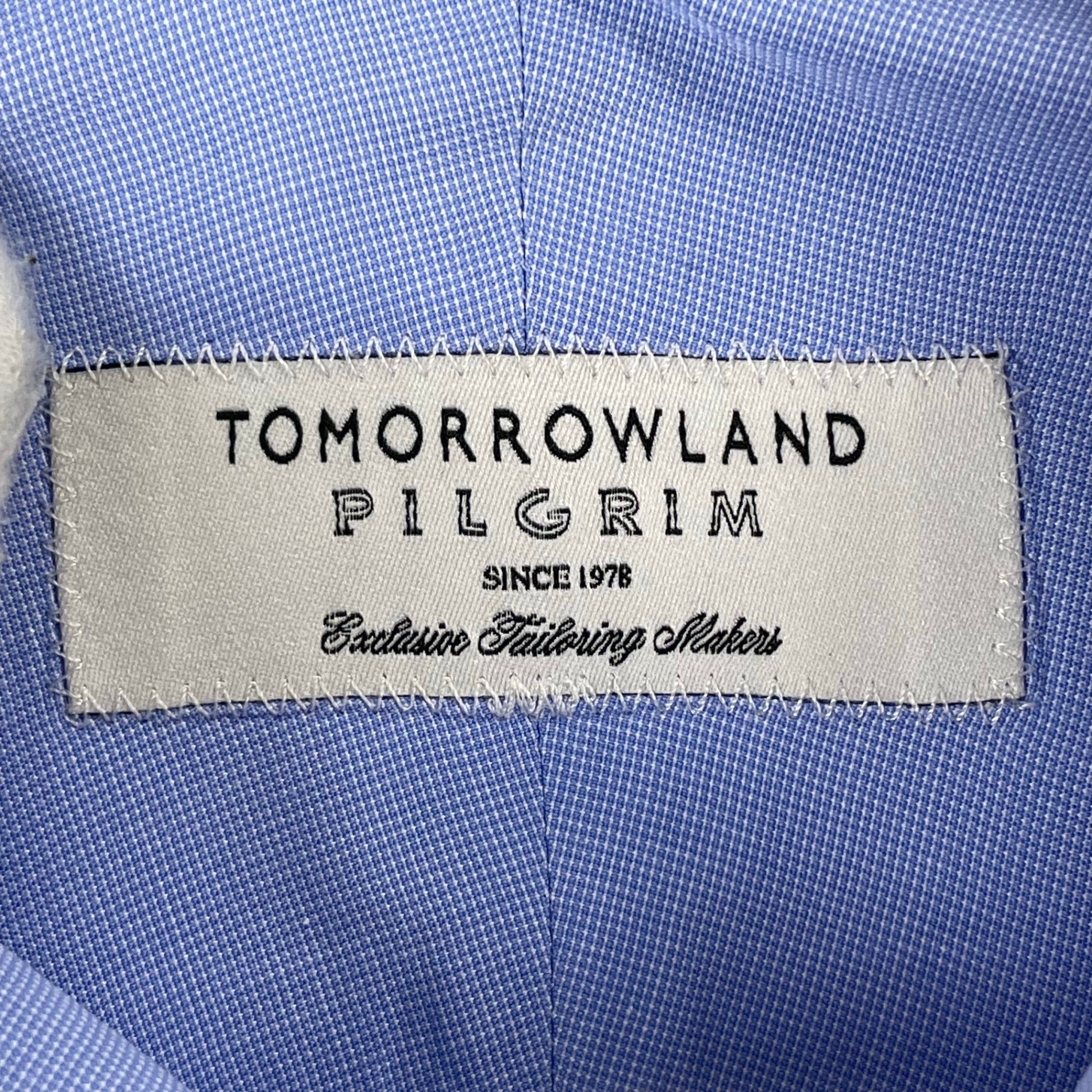 TOMORROWLAND PILGRIM / ワイドカラーシャツ 参考定価：22,000程度 SIZE:39 15 1/3
