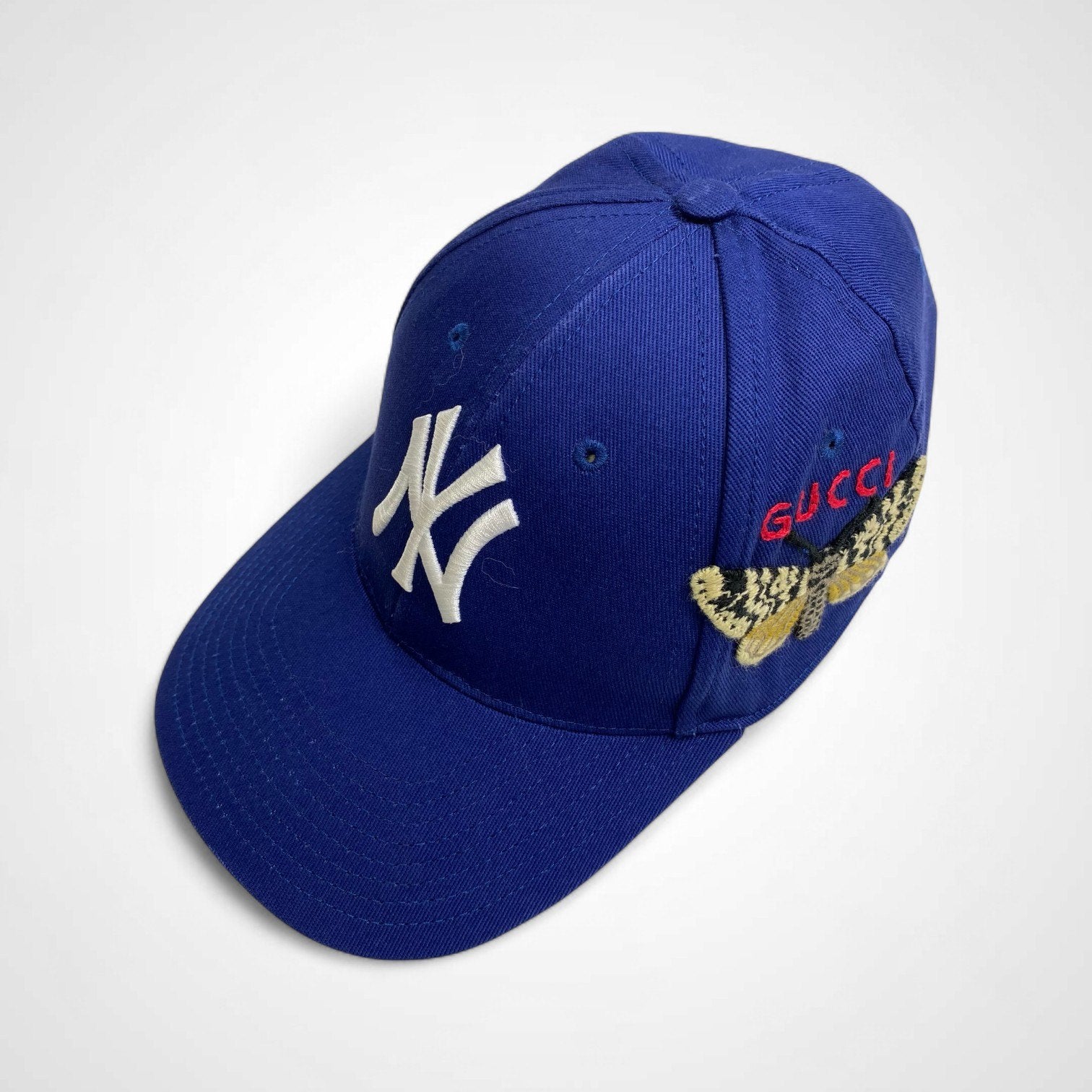 GUCCI グッチ / エンブロイダリーベースボールキャップ ニューヨークヤンキース NY 参考定価：50,000程度