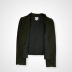 ARMANI COLLEZIONI アルマーニ コレッツォーニ / デザインコンパクトジャケット イタリア製 SIZE:40