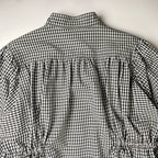 【美品】 AKTE アクテ / サイドコードロングシャツワンピース チェック柄 参考定価：18,000+tax  SIZE：FREE