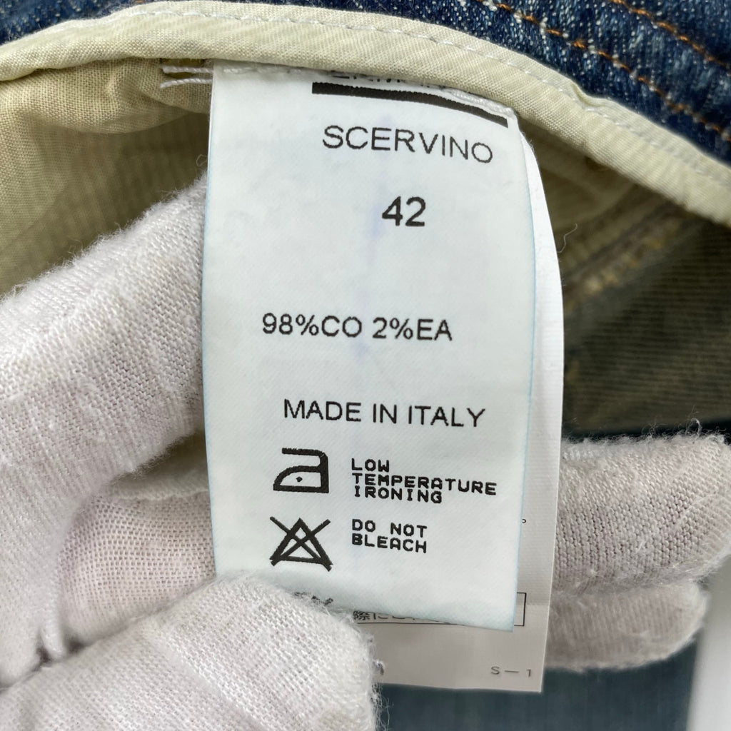 ERMANNO SCERVINO / ジャガードデニムパンツ 参考定価：120,000程度 SIZE：42