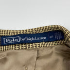 【HARITAGE ICON】 Polo by Ralph Lauren ポロ バイ ラルフローレン / リネン100％ 段返り ツイードジャケット 参考定価：150,000程度 SIZE:36S