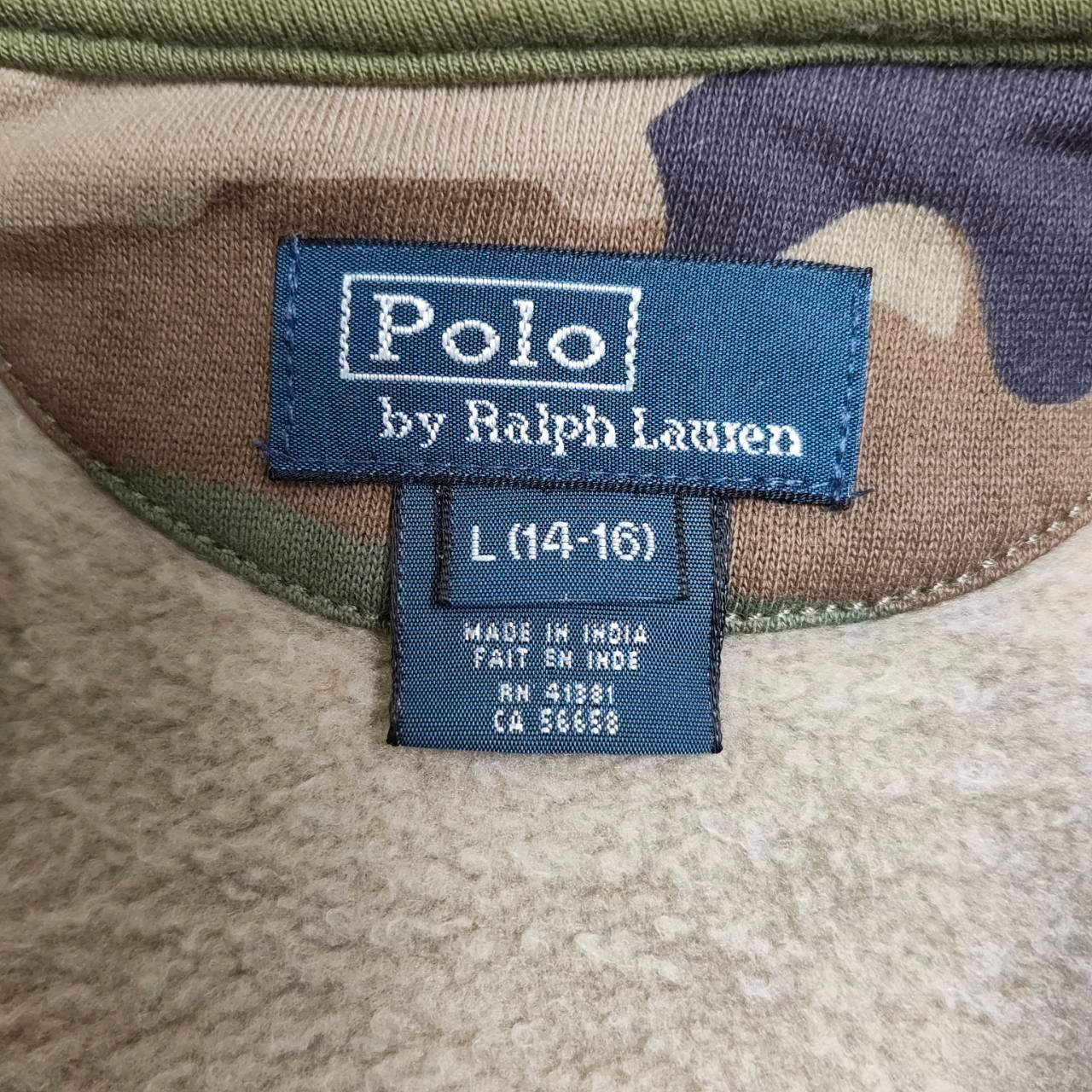 Polo by ralph lauren ポロ バイ ラルフローレン / 迷彩柄 プルオーバー パーカー SIZE:L(KID'S SIZE)