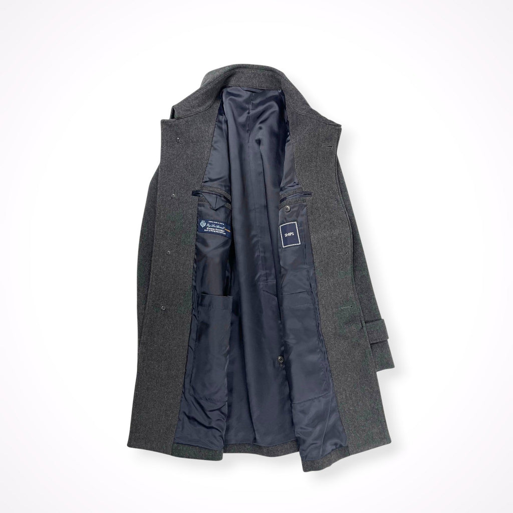 Loro Piana × SHIPS / STORM SYSTEMドスキン ステンカラーコート 参考定価：55,000+tax SIZE:L