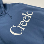 Creek / Creekロゴフーディー ダスティブルー SIZE:M