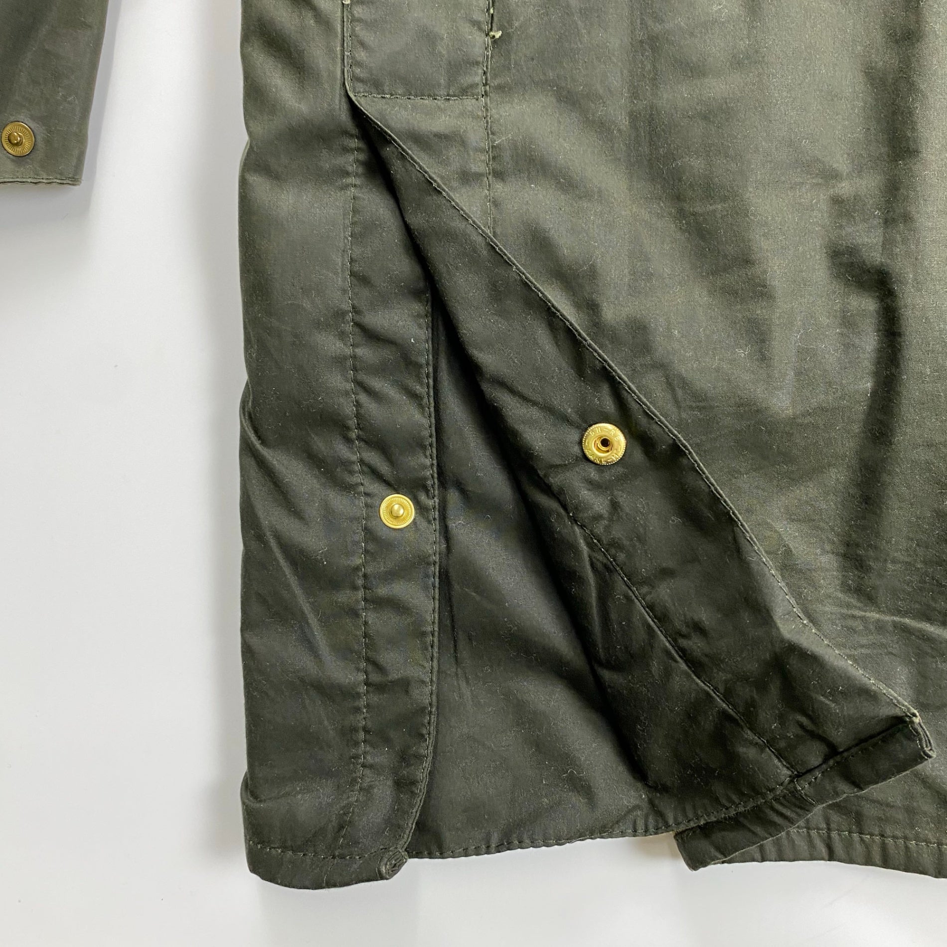 BARBOUR バブアー / LADIES WAX DURHAM オリーブ タータンチェック SIZE:38(M程度)