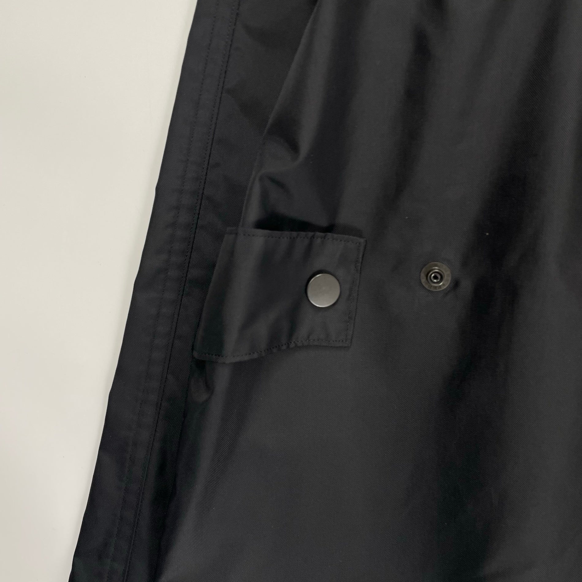YLEVE / CYCLE NYLON WATER REPELLENT CLOTH COAT コーデュロイ襟ナイロンコート SIZE:5