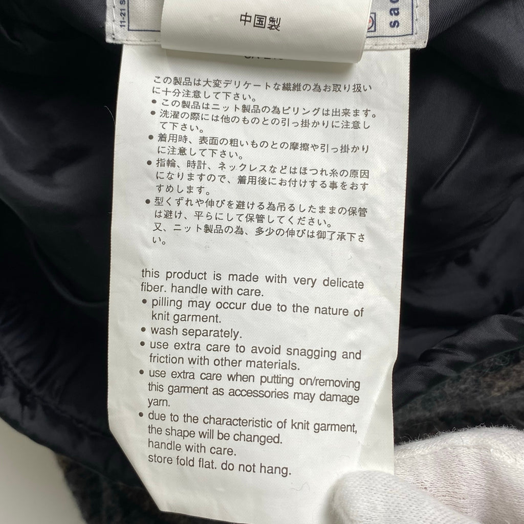 sacai サカイ / ジャガードニットハーフパンツ ノルディック SIZE:1