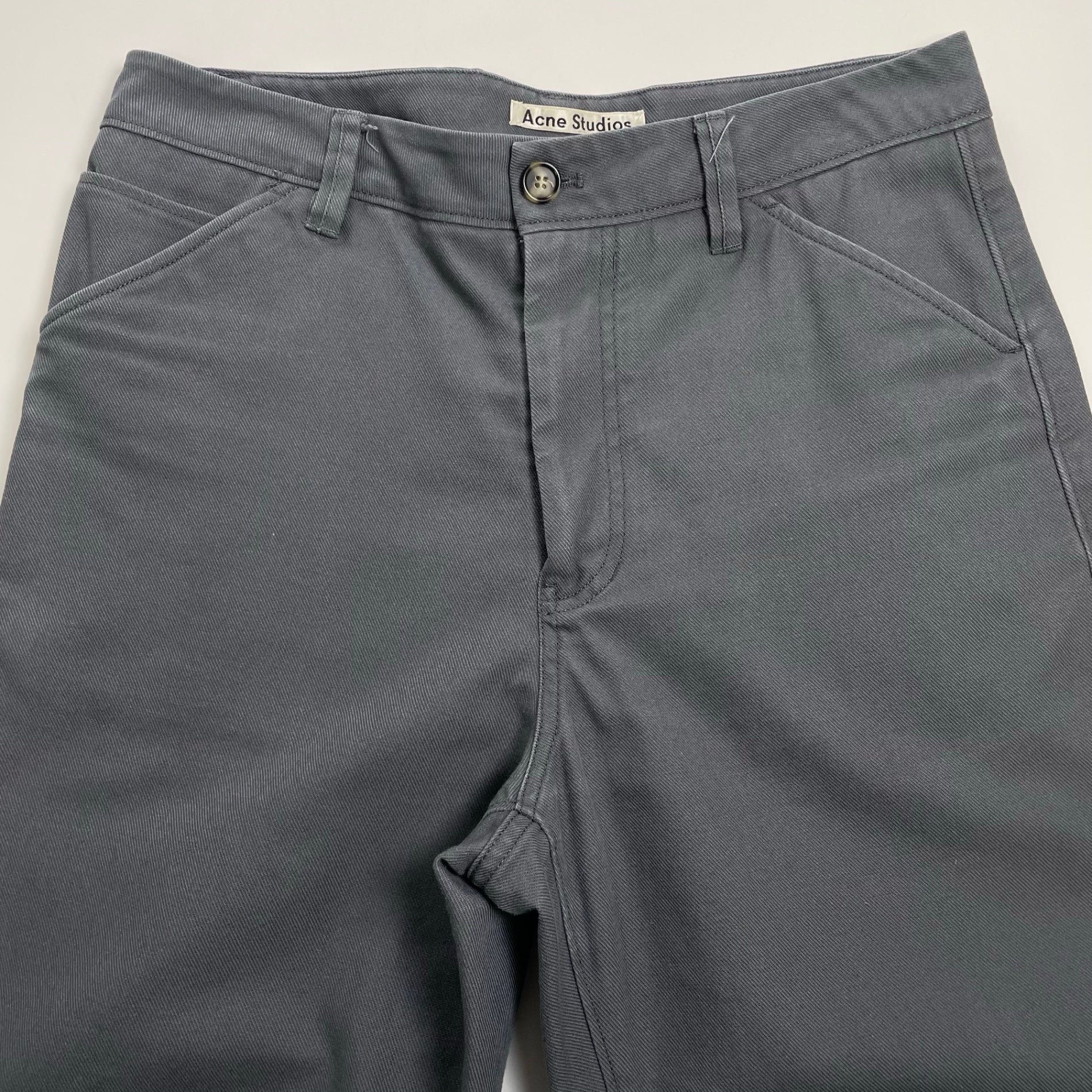 Acne Studios アクネ ストゥディオズ / ALLAN W TWILL ツイル テーパードパンツ 参考定価：30,000程度 SIZE:46