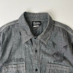 GREASER / グラフィックシャンブレーシャツ 参考定価：16,000程度 SIZE：L