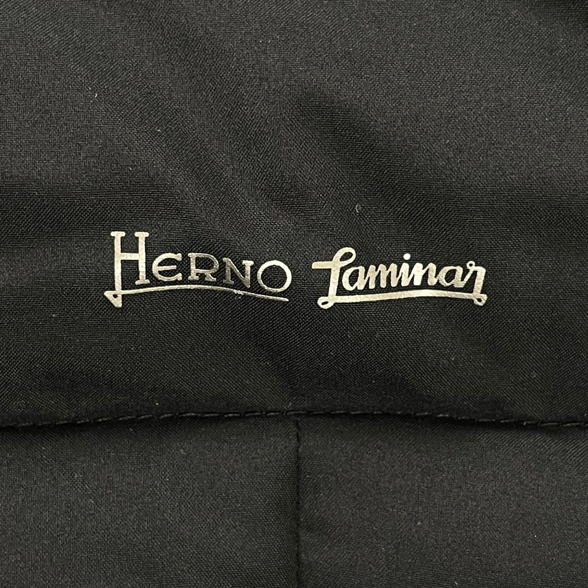 HERNO LAMINAR ヘルノ ラミナーシリーズ / 2WAYダウンコート ブラック 参考定価：150,000程度 SIZE:42