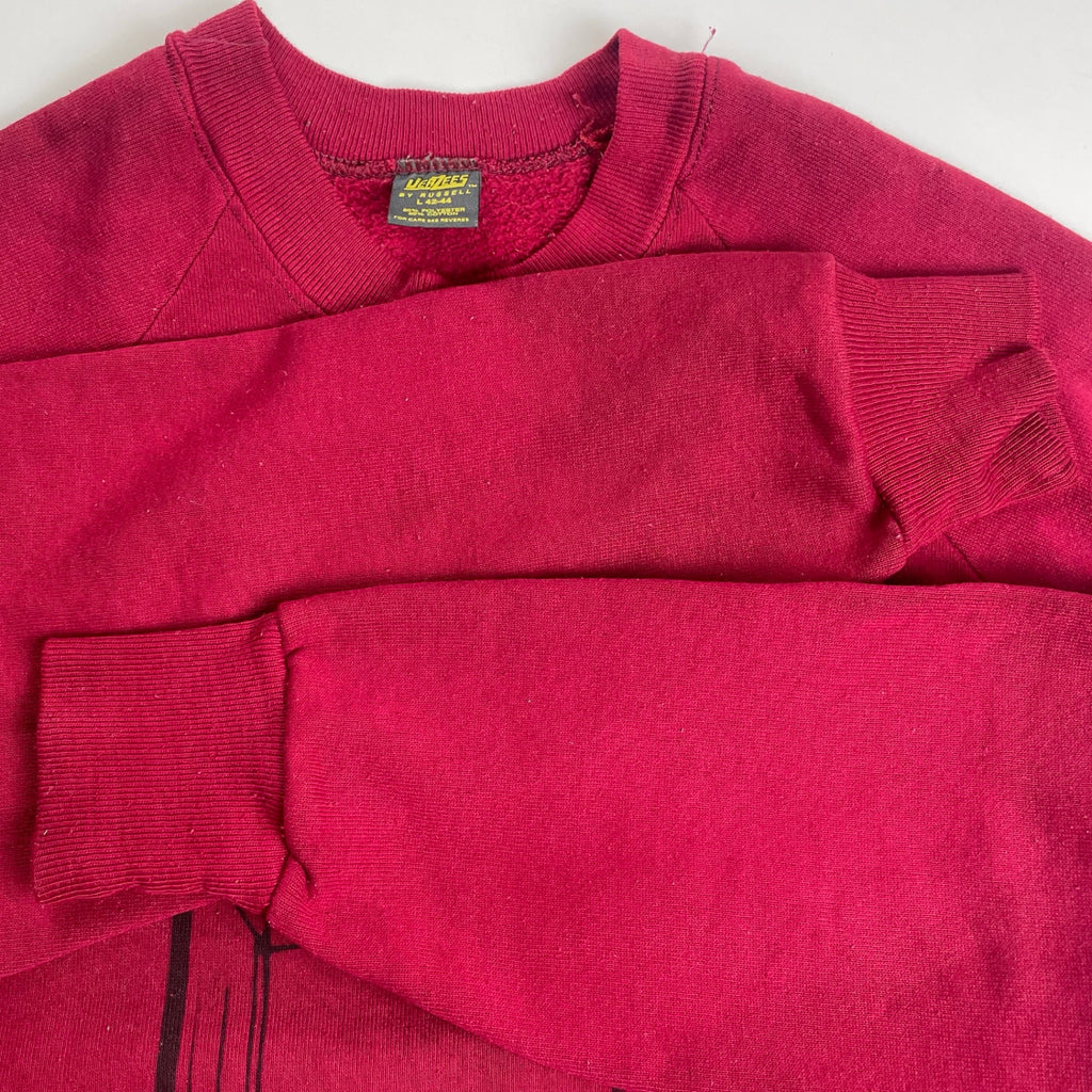 JERZEES ジャージーズ / 80sボディ Sonic Youth 「Washing Machine」  染み込みプリント ブート品 SIZE：L