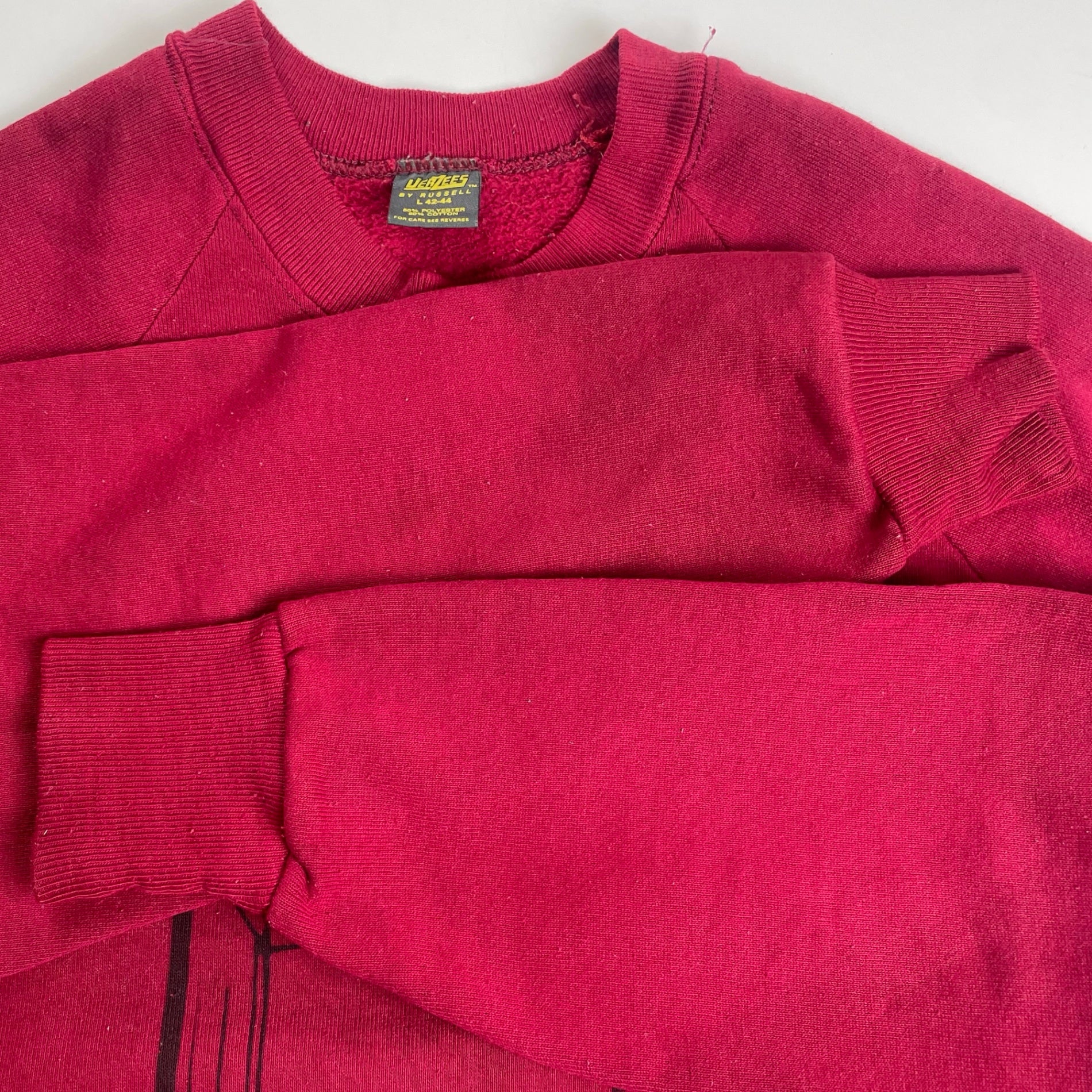 JERZEES ジャージーズ / 80sボディ Sonic Youth 「Washing Machine」  染み込みプリント ブート品 SIZE：L