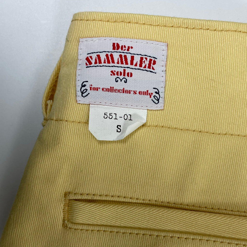 Der SAMMLER SOLO ディアザムラーソロ / ゴールデンゲートパンツ イエロー SIZE:S