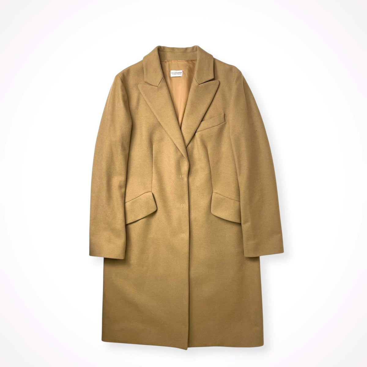 PHILOSOPHY DI ALBERTA FERRETTI / フライフロントメルトンコート 参考定価：160,000程度 SIZE:40