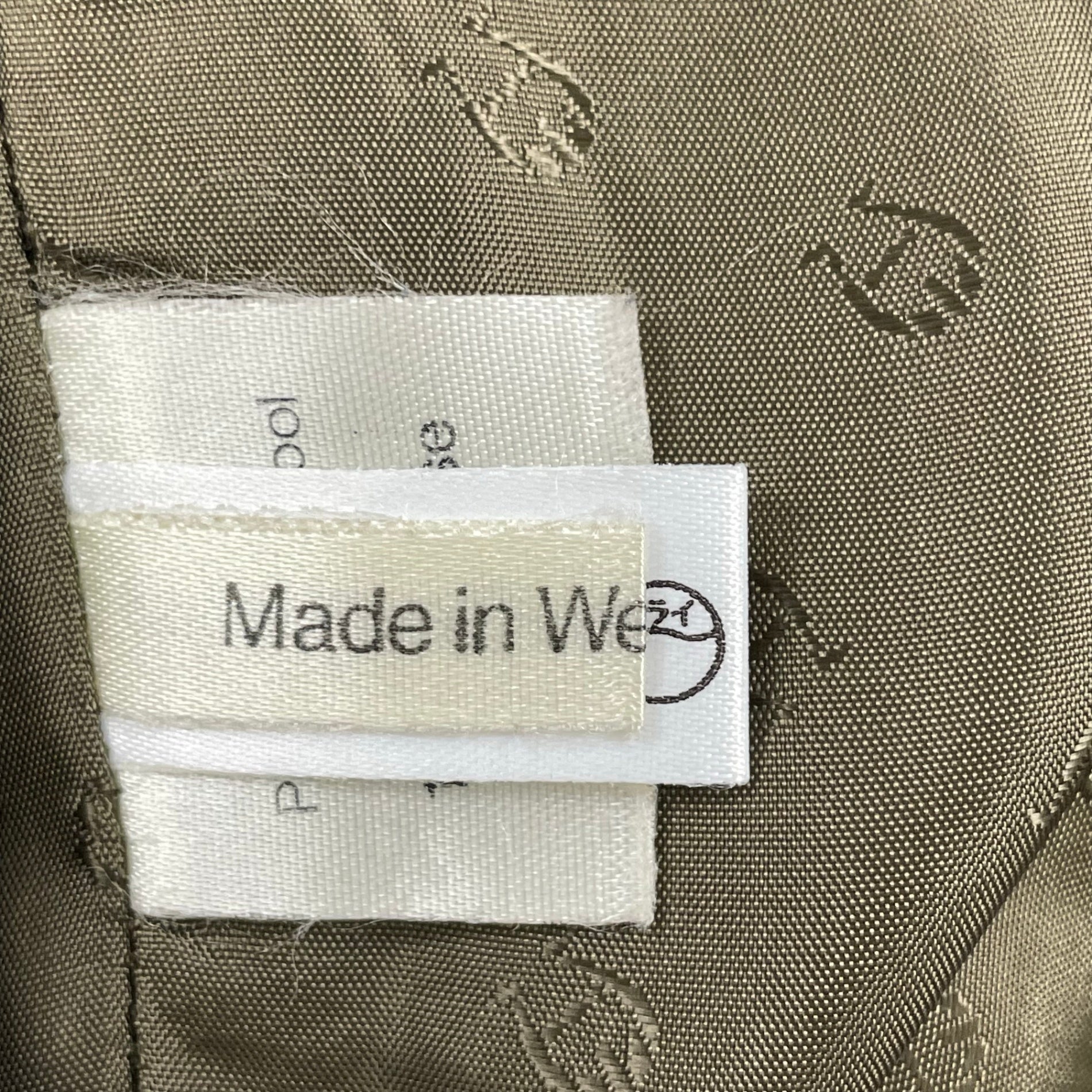 EURO VINTAGE / 乗馬柄 タックスカート Made In Germany SIZE:40