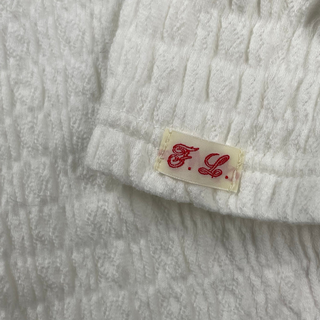 fig London フィグロンドン / ギャザーシャツ ホワイト 未使用タグ付 参考定価：12,000+tax SIZE:FREE