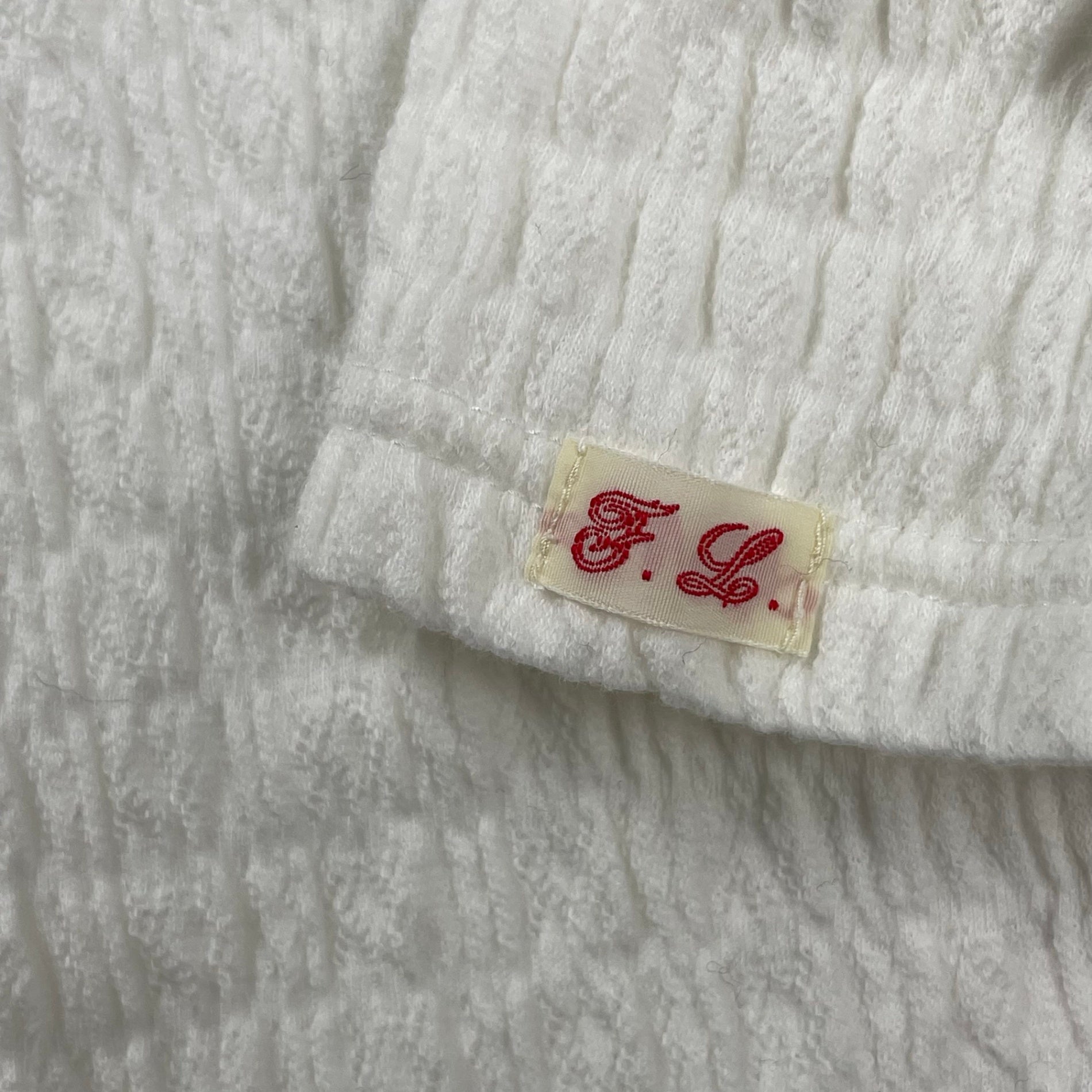 fig London フィグロンドン / ギャザーシャツ ホワイト 未使用タグ付 参考定価：12,000+tax SIZE:FREE