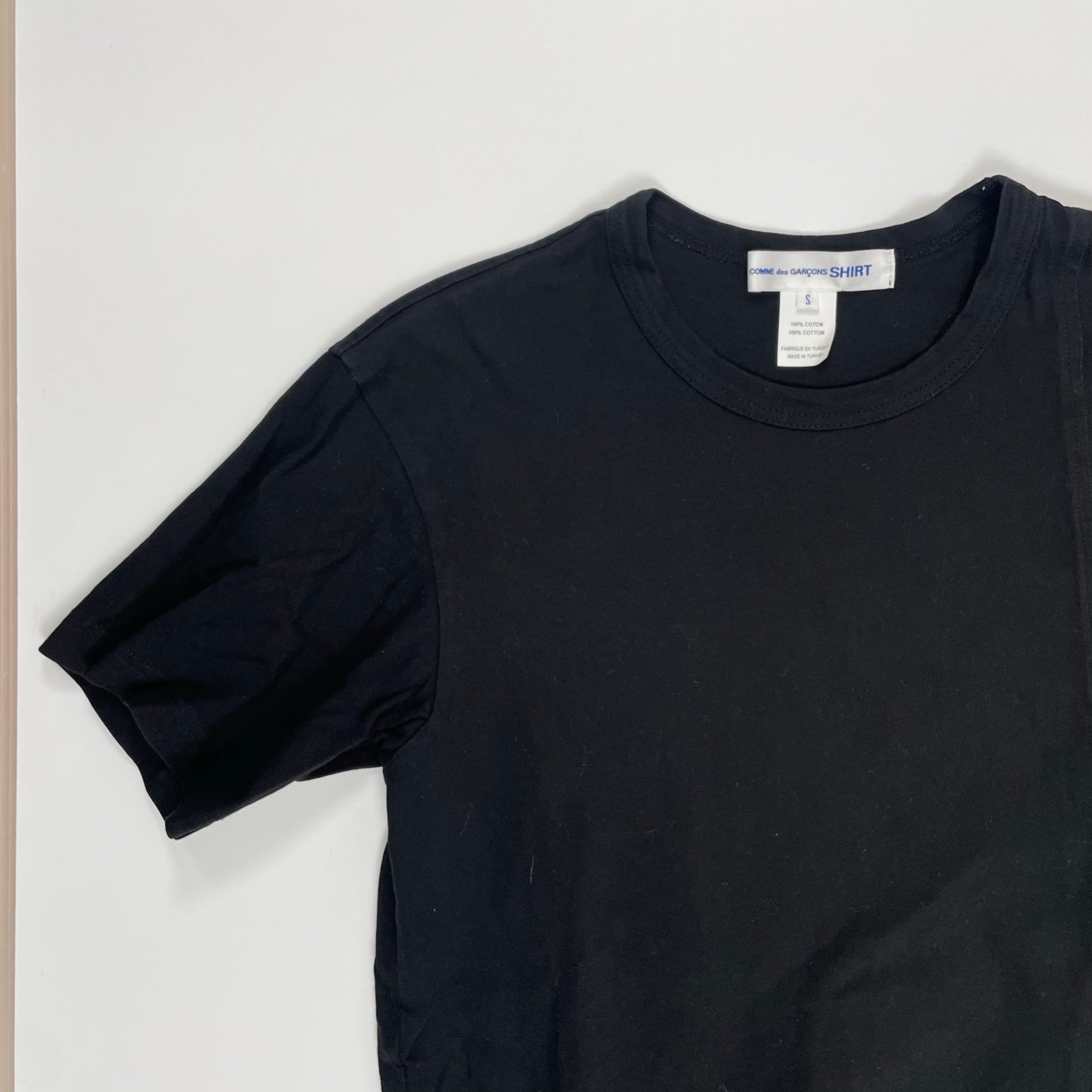 COMME des GARCONS SHIRT コムデギャルソンシャツ / メニーポケットTEE ブラック 参考定価：20,000程度 SIZE：S