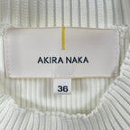 AKIRA NAKA / デザインニットワンピース 参考定価：65,000程度 SIZE:FREE